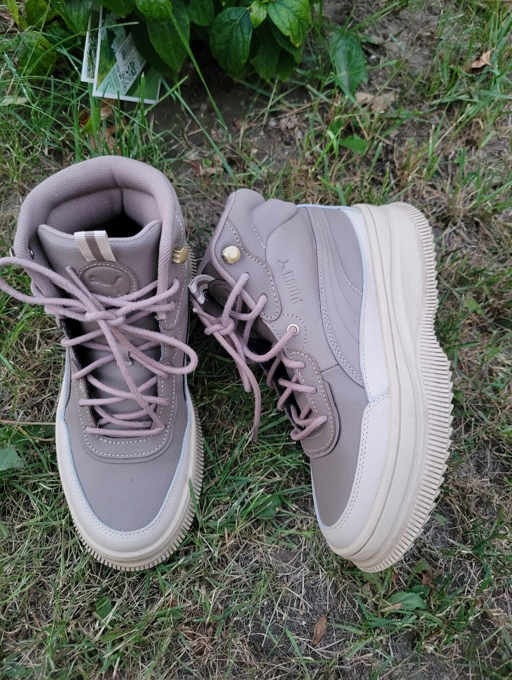 Puma Myra Platform Sneakers Boots Size 6.5